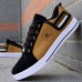 Men's Shoes Leatherette Fall Vulcanized Shoes Comfort for Casual White Red Yellow