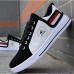 Men's Shoes Leatherette Fall Vulcanized Shoes Comfort for Casual White Red Yellow