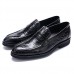 Men's Formal Shoes Cowhide Spring / Fall Wedding Shoes Black / Coffee / Burgundy / Party & Evening / Leather Shoes