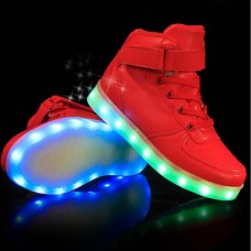 Men's Light Up Shoes PU(Polyurethane) Fall / Winter Sneakers White / Black / Red / Party & Evening