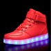 Men's / Unisex Light Up Shoes PU(Polyurethane) Spring / Fall Sneakers Black / Silver / Red
