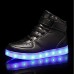 Men's / Unisex Light Up Shoes PU(Polyurethane) Spring / Fall Sneakers Black / Silver / Red