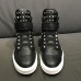 Men's Leather Shoes Pigskin Spring Sneakers Black