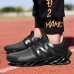 Men's Novelty Shoes Faux Leather / Tulle Fall / Winter Sneakers Black