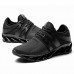 Men's Novelty Shoes Faux Leather / Tulle Fall / Winter Sneakers Black