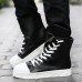 Men's Comfort Shoes Synthetics Fall Sporty / Casual Sneakers Keep Warm White / Black