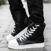 Men's Comfort Shoes Synthetics Fall Sporty / Casual Sneakers Keep Warm White / Black