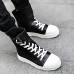 Men's Comfort Shoes Synthetics Fall Sporty / Casual Sneakers Keep Warm White / Black