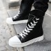 Men's Comfort Shoes Synthetics Fall Sporty / Casual Sneakers Keep Warm White / Black