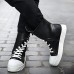 Men's Comfort Shoes Synthetics Fall Sporty / Casual Sneakers Keep Warm White / Black