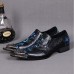 Men's Novelty Shoes Cowhide Spring / Summer Vintage / Comfort / Chinoiserie Oxfords Black / Wedding / Party & Evening