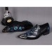 Men's Novelty Shoes Cowhide Spring / Summer Vintage / Comfort / Chinoiserie Oxfords Black / Wedding / Party & Evening