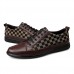 Men's Printed Oxfords Canvas / Nappa Leather Spring & Fall Classic / British Sneakers