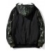 Men's Casual Hoodie - Color Block / Camo / Camouflage Army Green