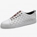 Men's Leather Shoes Nappa Leather Spring & Fall Classic / Casual Sneakers Non-slipping White