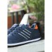 Men's Tulle / Pigskin Fall / Winter Comfort Sneakers Gray / Blue