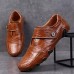 Men's Novelty Shoes Suede Spring / Summer / Fall Casual / Comfort Oxfords Black / Brown 