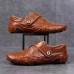 Men's Novelty Shoes Suede Spring / Summer / Fall Casual / Comfort Oxfords Black / Brown 