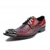 Men's Novelty Shoes Leather / Cowhide Spring / Summer Oxfords Red / Wedding / Party & Evening