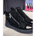 Men's Bootie Synthetics Fall / Winter Comfort Sneakers Black