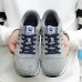 Men's Tulle / Pigskin Fall / Winter Comfort Sneakers Gray / Blue