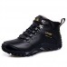 Men's Faux Leather / Cowhide Spring / Fall Comfort Sneakers Black / Light Brown / Dark Brown 