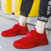 Men's Light Soles Knit / Mesh Fall / Winter Comfort Sneakers