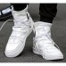 Men's Comfort Shoes Microfiber Spring & Fall Sneakers White / Black